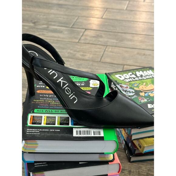 Calvin Klein Women's Faux Leather Pointed Toe Pumps High Heels Size 8.5 - Picture 10 of 16